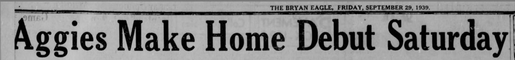 The Eagle Archives: September 29, 1939